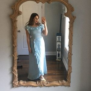 Vintage Mollie Parnis Robin's Egg Blue Dress